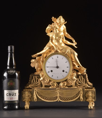 Empire - Empire Mantel Clock “Diana and Callisto” – Alexandre à Paris, circa 1810