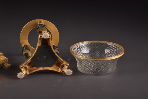 Restauration - Charles X - Paire de cassolettes aux figures égyptiennes – France,XIXe siècle