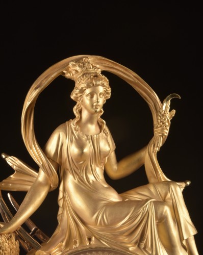 Pendule Empire “Cérès” - Horlogerie Style Empire