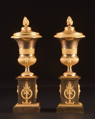 Decorative Objects  - Empire Candlesticks  Brûle-Parfums  c. 1810