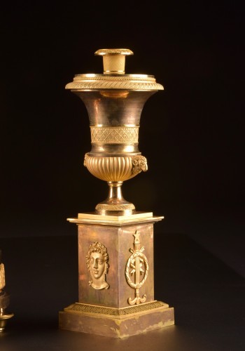 19th century - Empire Candlesticks  Brûle-Parfums  c. 1810