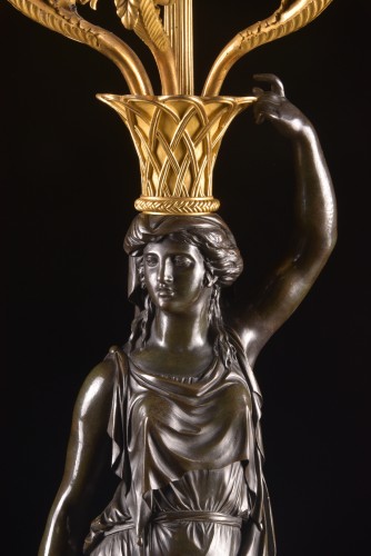 Lighting  - Pair Of Monumental Candelabra, 19th century 