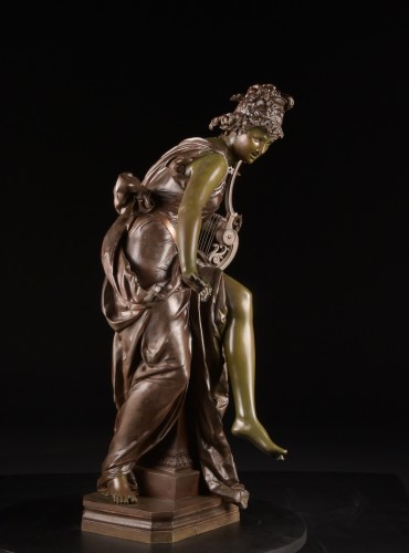 Melody - Albert-ernest Carrier-belleuse (1824–1887) - Sculpture Style Napoléon III
