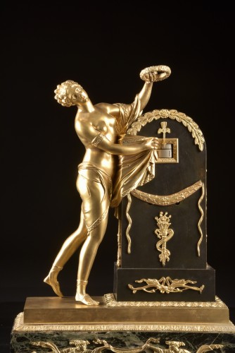 Antiquités - The Forgetting of Time, mantel clock late 19th century