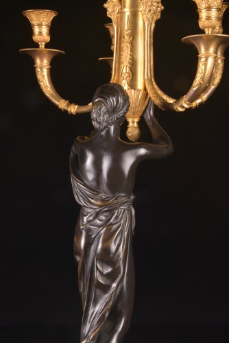 19th century - Pair Of Charles X Candelabras, France circa 1825