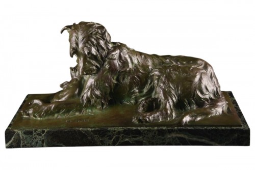 Two Friends, Charles Paillet (1871–1937), Lost Wax, Susse Frères, Paris