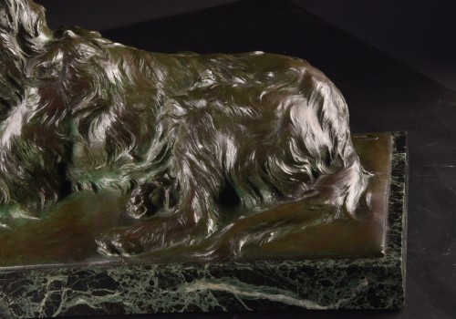 Sculpture Sculpture en Bronze - Deux Amis, Charles Paillet (1871–1937), Cire Perdue Susse Frères Paris