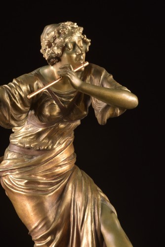 Flute Player – Paul Philippe (1870–1930) - Sculpture Style Art nouveau
