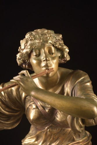 Sculpture  - Flute Player – Paul Philippe (1870–1930)