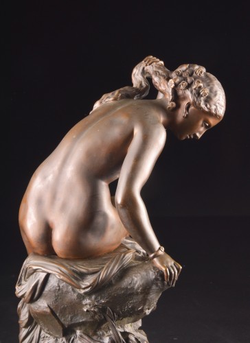Antiquités - Nymphe se mirant dans l’eau Par Salvatore Marchi (1788–1859)