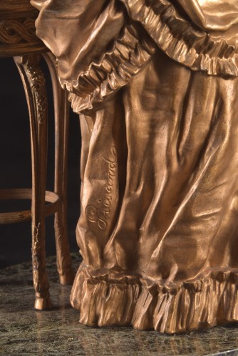 Decorative Objects  - Young Woman At Her Dressing Table 