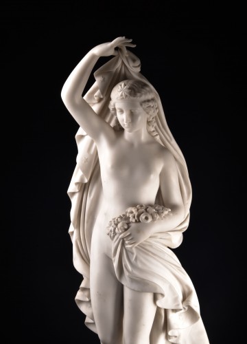 Demetrio Caruji , Italie fin du XIXe siècle - Sculpture Style Napoléon III