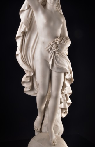 Sculpture Sculpture en Marbre - Demetrio Caruji , Italie fin du XIXe siècle