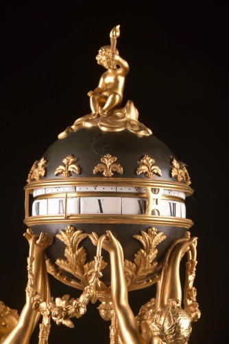 19th century - Large “three Graces” Clock With Rotating Circles circa 1860