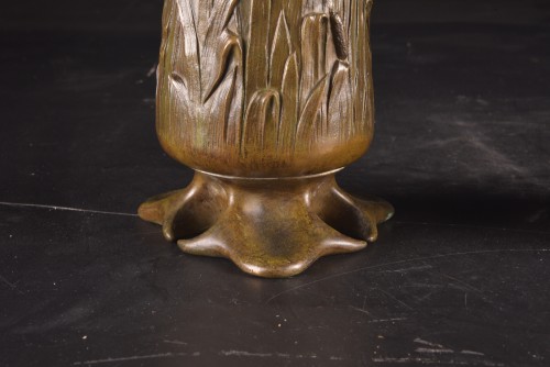 Carmelo Cernigliari-Melilli (1870–1944) - Pair Of Art Nouveau Bronze Vases - 