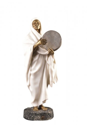 Homme oriental au tambour, Rachel-Lucy Hautot (1882–1935)