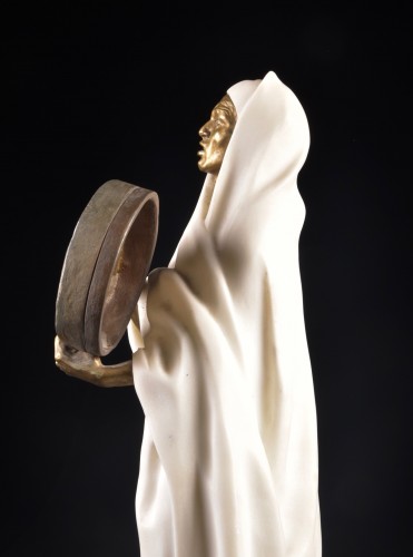 XXe siècle - Homme oriental au tambour, Rachel-Lucy Hautot (1882–1935)