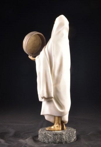 Homme oriental au tambour, Rachel-Lucy Hautot (1882–1935) - Art nouveau