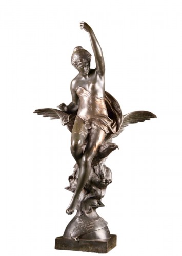 Hébé et Jupiter sous la forme d’un aigle, Émile-Louis Picault (1833–1915)