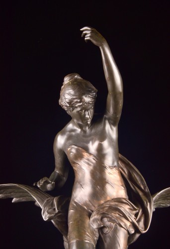 Hébé et Jupiter sous la forme d’un aigle, Émile-Louis Picault (1833–1915) - Sculpture Style Art nouveau