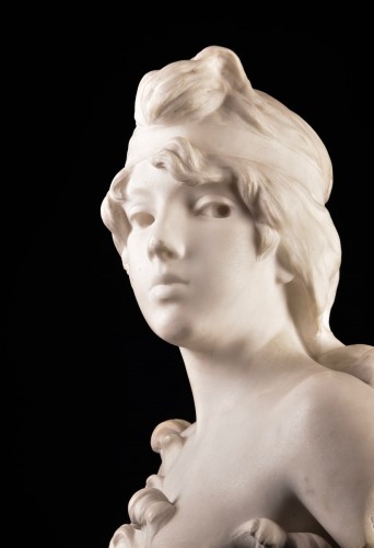 Sculpture Sculpture en Marbre - E. Villanis (1858–1914) – Nymphe