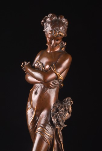 XIXe siècle - Figure sur base tournante - Hippolyte Moreau (1832–1927)