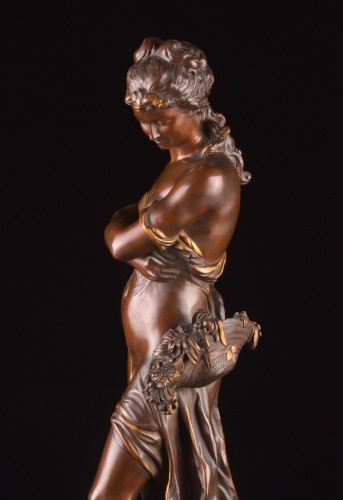 Antiquités - Figure sur base tournante - Hippolyte Moreau (1832–1927)