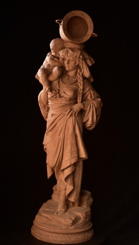  - Louis Samain (1834–1901) — Carrier with Child