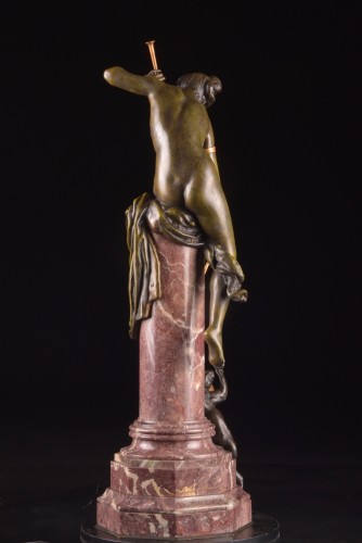 Charmeuse de Panthères Albert-Ernest Carrier-Belleuse (1824–1887) - Mora Antiques