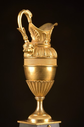 Empire - Pair Of Empire Period Gilt Bronze Ornamental Vases, France Circa 1805–1815