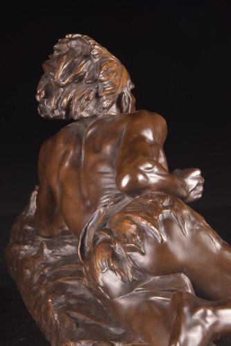 Antiquités - Indien à l’affût - Edouard Drouot (1859–1945), fin XIXe siècle