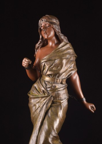 Prise de Corsaire, Emmanuel Villanis (1858–1914) - Sculpture Style Art nouveau