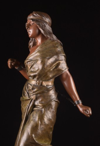 Sculpture Sculpture en Bronze - Prise de Corsaire, Emmanuel Villanis (1858–1914)