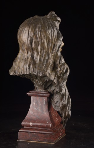 Art nouveau - Emmanuel Villanis (1858–1914) — Buste féminin
