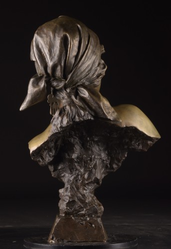 Emmanuel Villanis (1858–1914) — Fille de Bohème - Sculpture Style Art nouveau