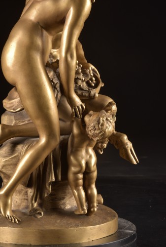 Claude Michel, Known As Clodion (1738–1814) , Satyr, nymphe and putto - 