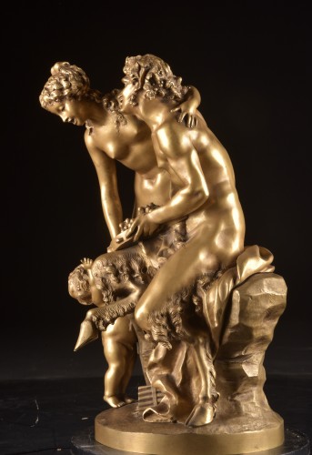 Napoléon III - Claude Michel, Known As Clodion (1738–1814) , Satyr, nymphe and putto