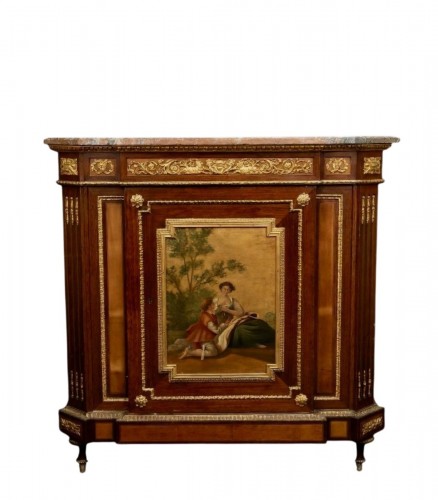 Cabinet en marqueterie signé Befort Jeune (1813–1880)