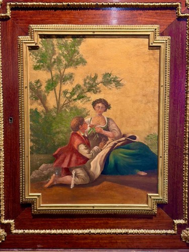 Cabinet en marqueterie signé Befort Jeune (1813–1880) - Mora Antiques