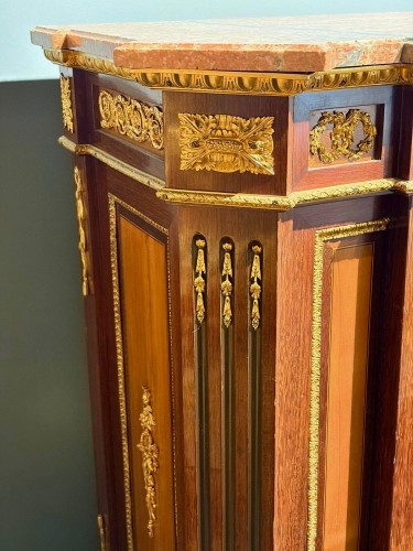 Antiquités - Cabinet en marqueterie signé Befort Jeune (1813–1880)