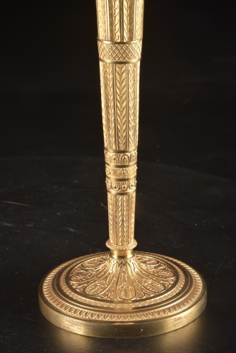 Pair Of Ormolu Torches, Empire Period - 