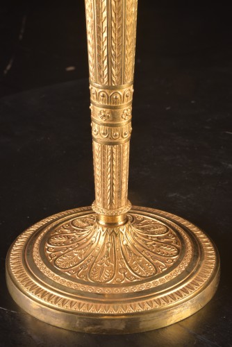 Pair Of Ormolu Torches, Empire Period - Empire