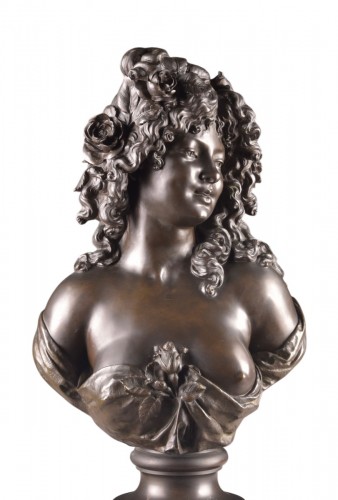 Bacchante Bust signed Denechau 