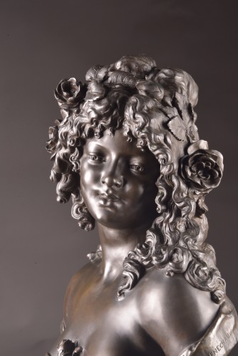 Bacchante Bust signed Denechau  - 