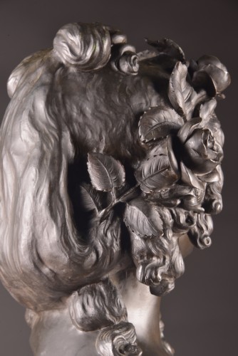 Antiquités - Bacchante Bust signed Denechau 