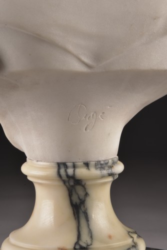 Buste de jeune fille par Guglielmo Pugi (1850–1915) - Mora Antiques