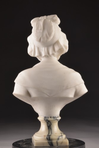 Buste de jeune fille par Guglielmo Pugi (1850–1915) - Art nouveau