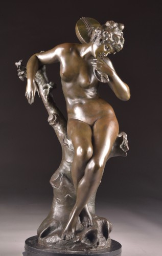 Art nouveau - Louis Madrassi (1848–1919) — musicienne