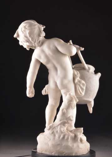 L’Enfant à la cruche  par Auguste Moreau (1834–1917) - Sculpture Style Art nouveau
