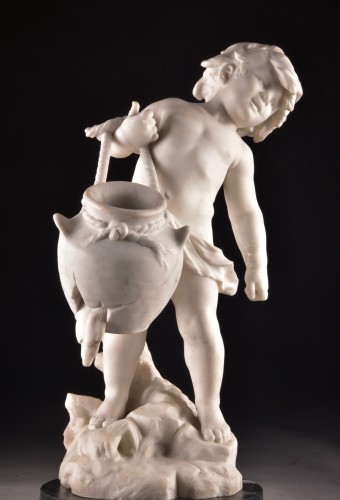 XIXe siècle - L’Enfant à la cruche  par Auguste Moreau (1834–1917)